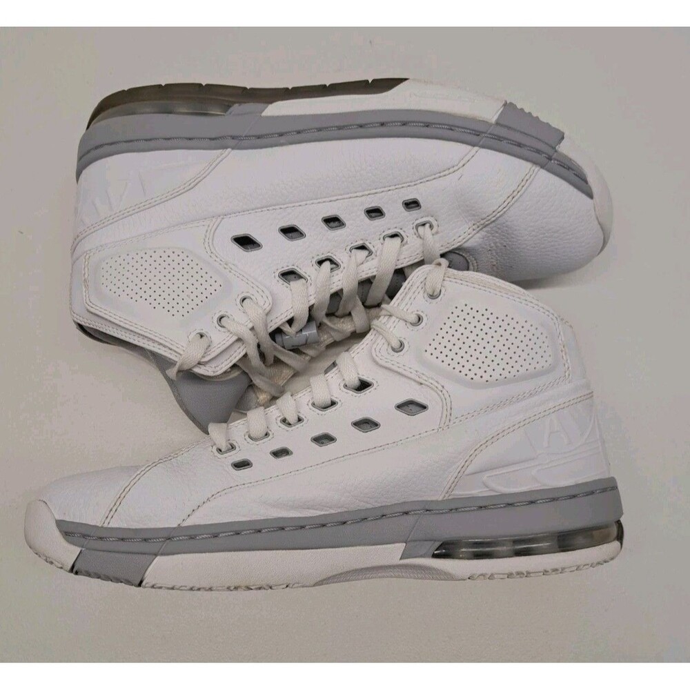 Jordan Ol' School 'White Metallic Silver' Size 10 317223-114 Preowned - Picture 3 of 8